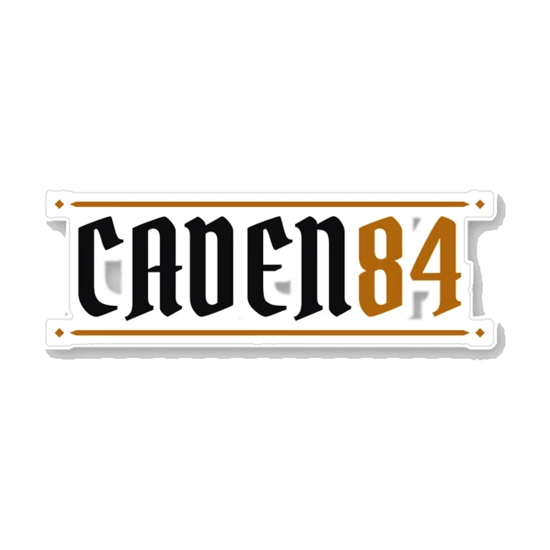 Caden84 Gothic Logo Sticker